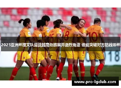 2025亚洲杯理文队迎战越南劲旅展开激烈角逐 谁能突破对方防线捧杯